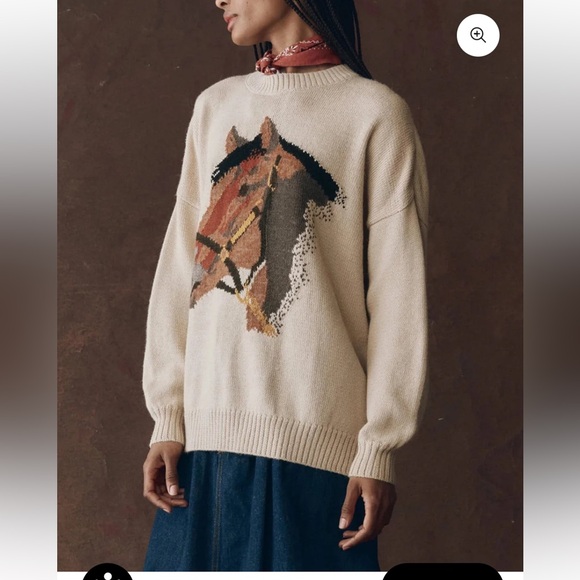 The Great.🎉host pickx2🎉🎈 NWT Stable sweater with iconic horse head - Picture 3 of 14